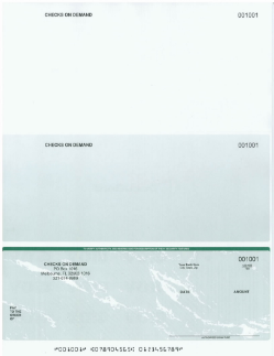 Laser Checks - 3 Per Page