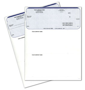 Laser Checks - 3 Per Page